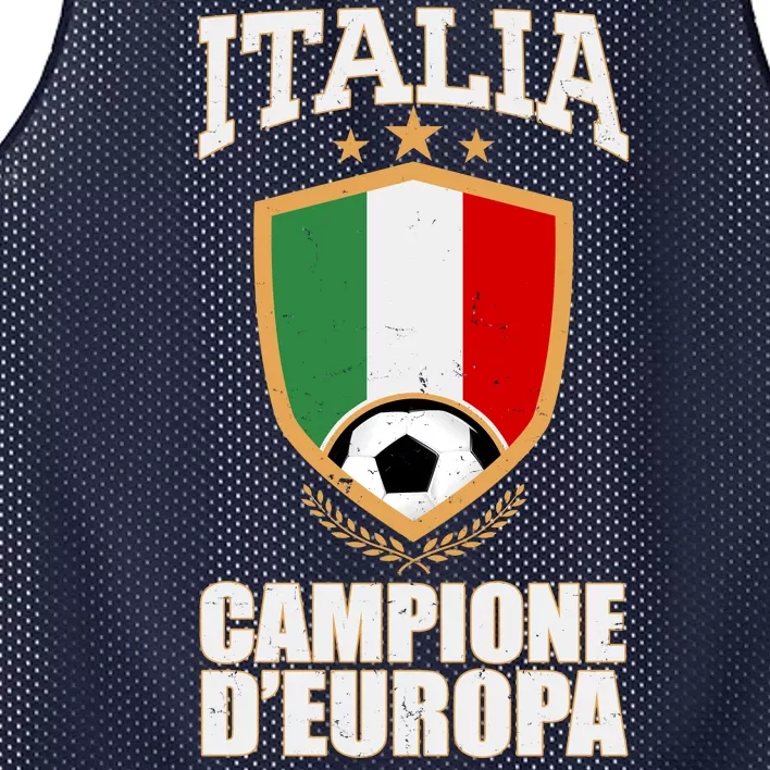 Italia Campione D'Europa Soccer Flag Shield Logo Mesh Reversible Basketball Jersey Tank