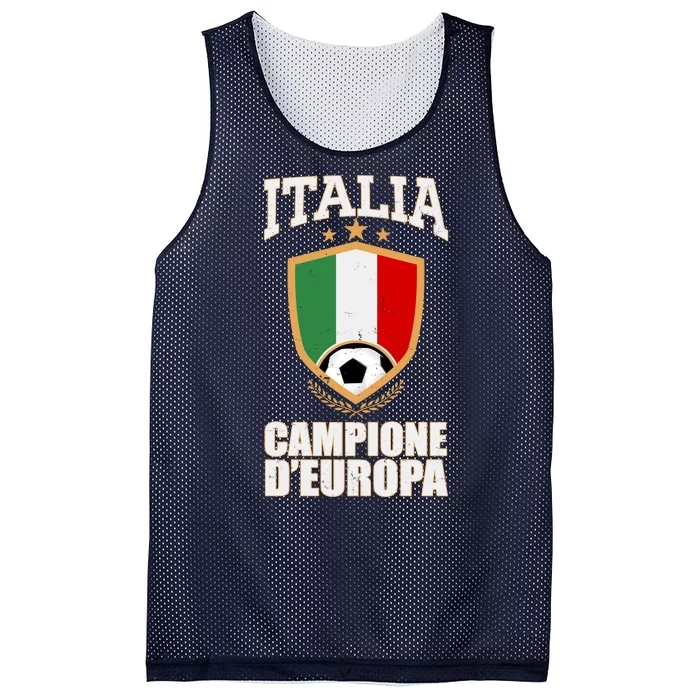 Italia Campione D'Europa Soccer Flag Shield Logo Mesh Reversible Basketball Jersey Tank