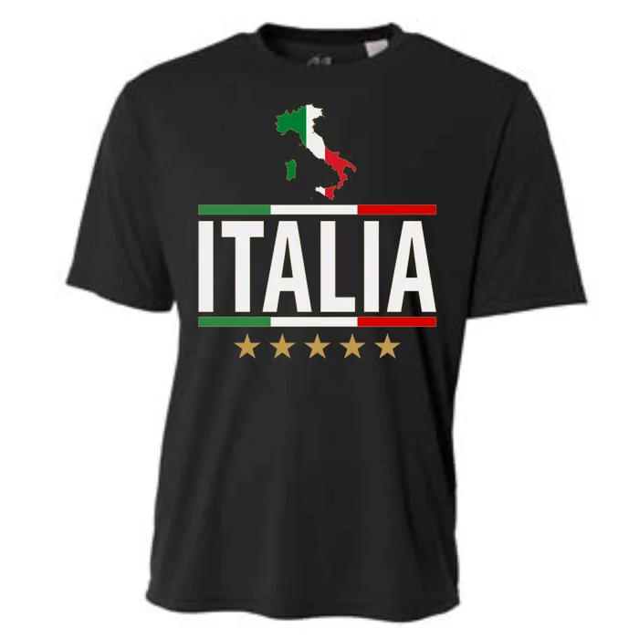 Italia Italy Soccer Football Champions Cooling Performance Crew T-Shirt