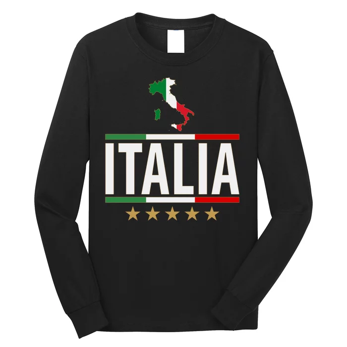 Italia Italy Soccer Football Champions Long Sleeve Shirt