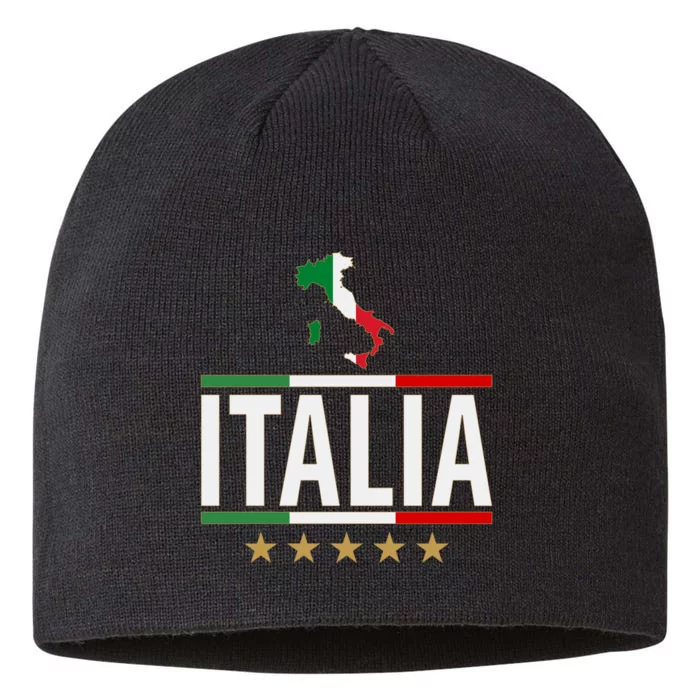 Italia Italy Soccer Football Champions 8 1/2in Sustainable Knit Beanie