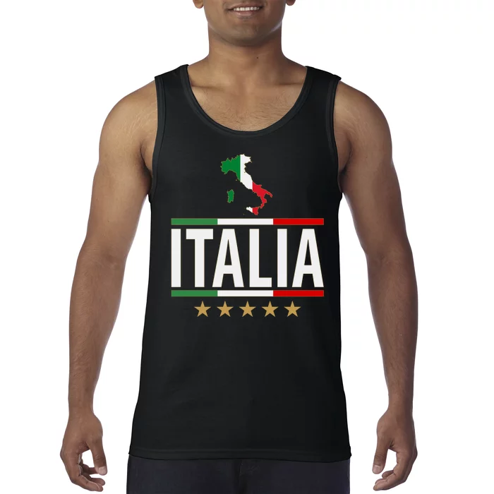 Italia Italy Soccer Football Champions Tank Top