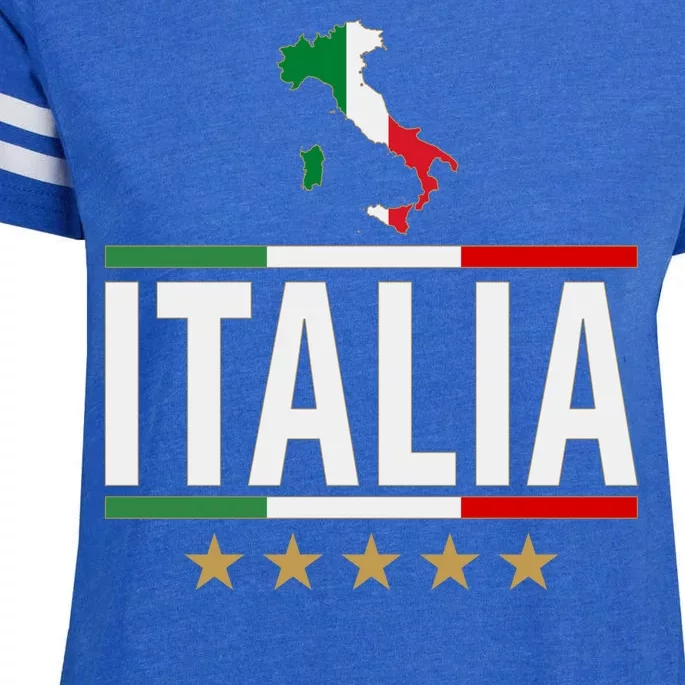 Italia Italy Soccer Football Champions Enza Ladies Jersey Football T-Shirt