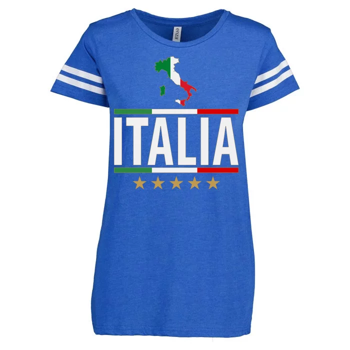 Italia Italy Soccer Football Champions Enza Ladies Jersey Football T-Shirt