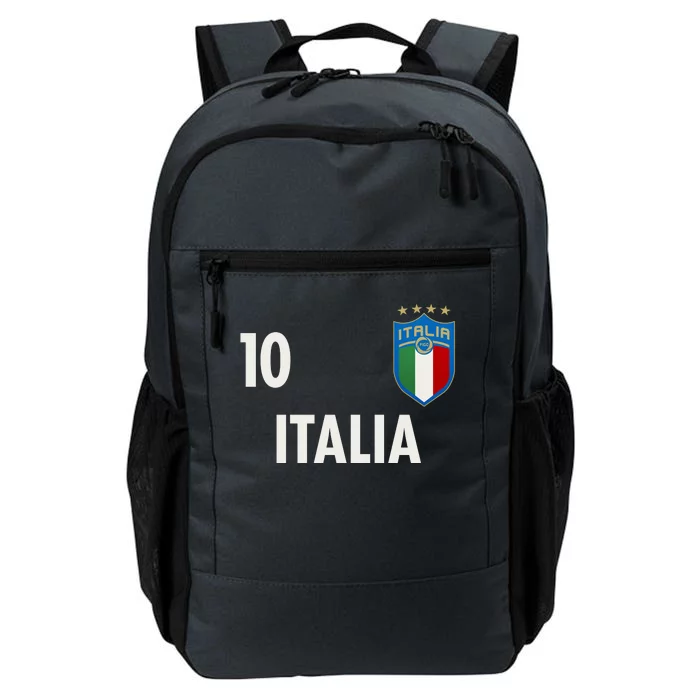 Italia Italy Soccer No 10 Shield Logo Daily Commute Backpack