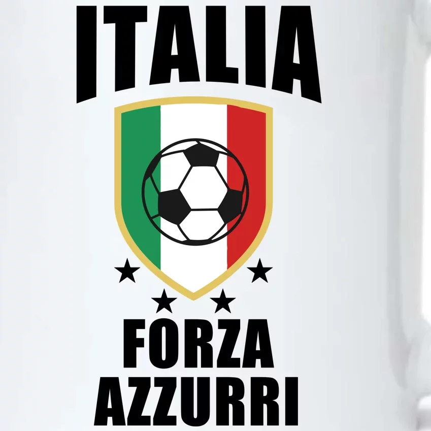 Italia Soccer Forza Azzurri Black Color Changing Mug