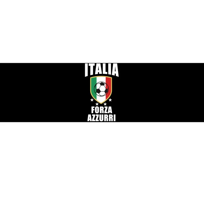 Italia Soccer Forza Azzurri Bumper Sticker