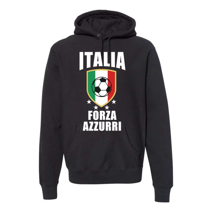 Italia Soccer Forza Azzurri Premium Hoodie