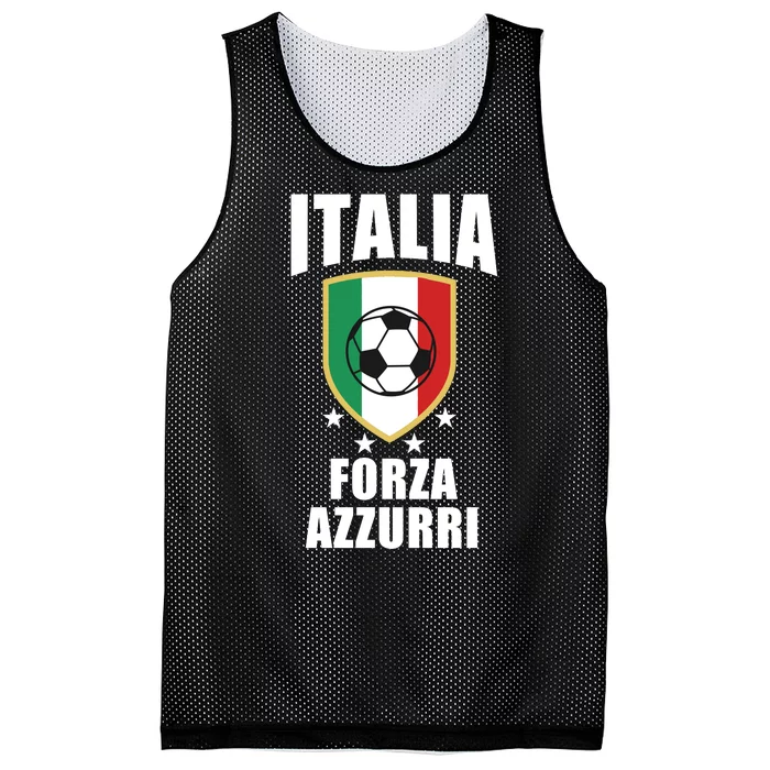 Italia Soccer Forza Azzurri Mesh Reversible Basketball Jersey Tank