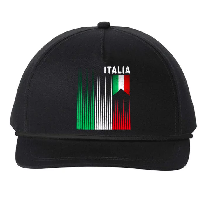 Italia Soccer Jersey Vintage Snapback Five-Panel Rope Hat