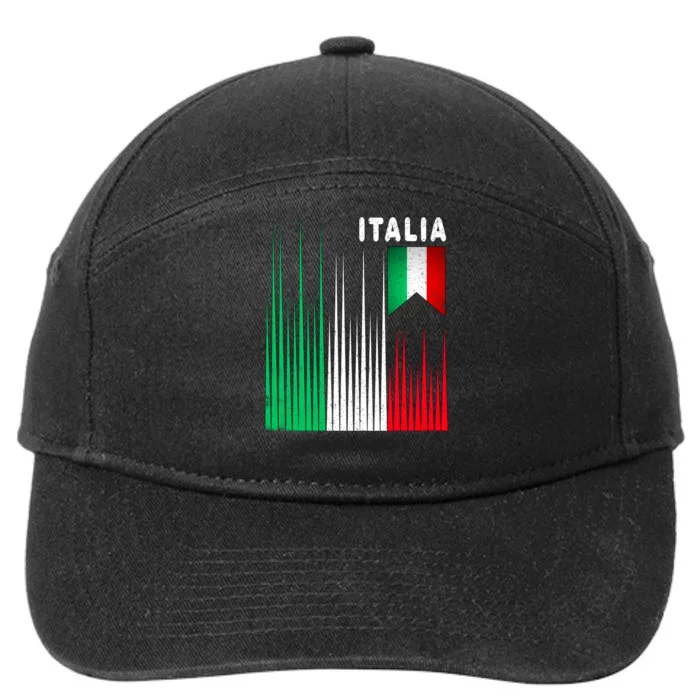 Italia Soccer Jersey Vintage 7-Panel Snapback Hat