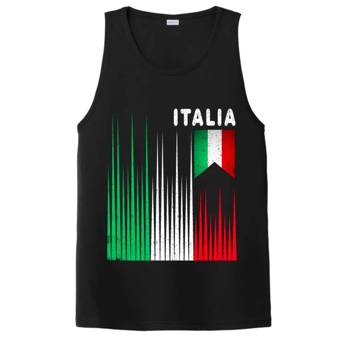 Italia Soccer Jersey Vintage Performance Tank