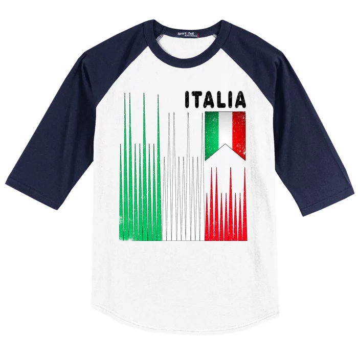 Italia Soccer Jersey Vintage Baseball Sleeve Shirt