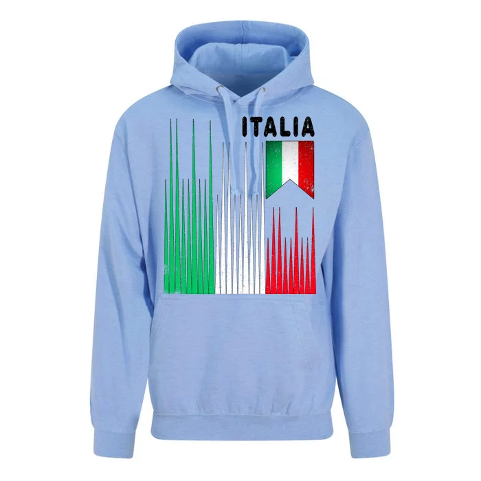 Italia Soccer Jersey Vintage Unisex Surf Hoodie