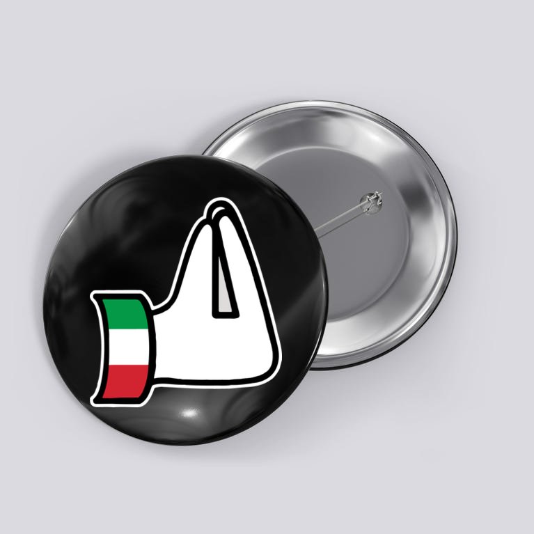 Italian Hand Gesture Funny Button