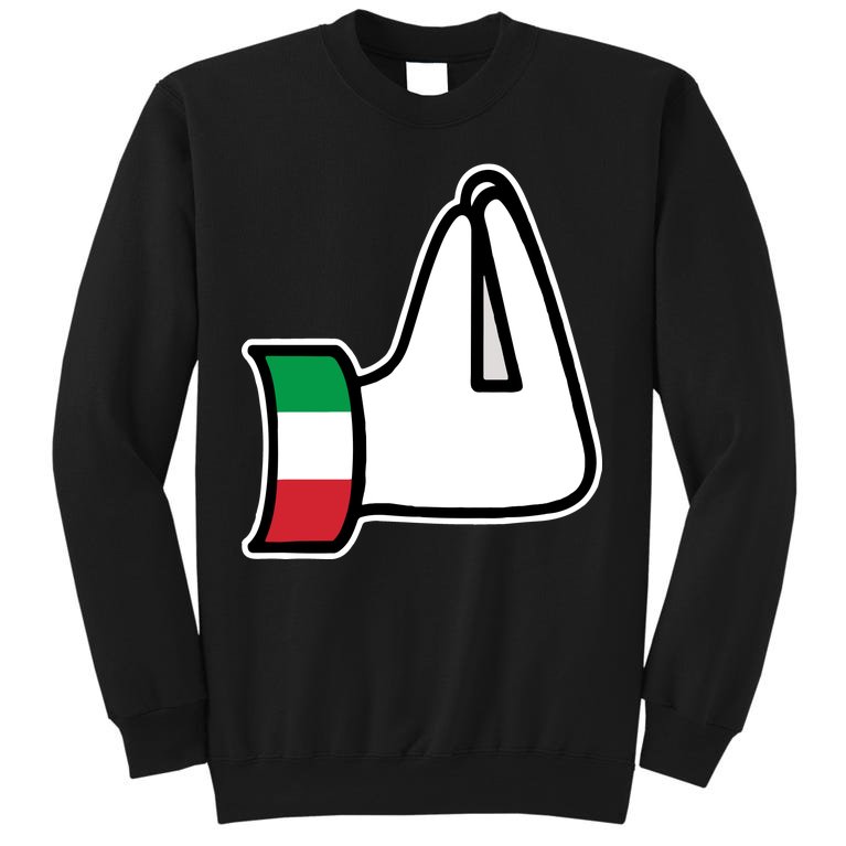 Italian Hand Gesture Funny Tall Sweatshirt