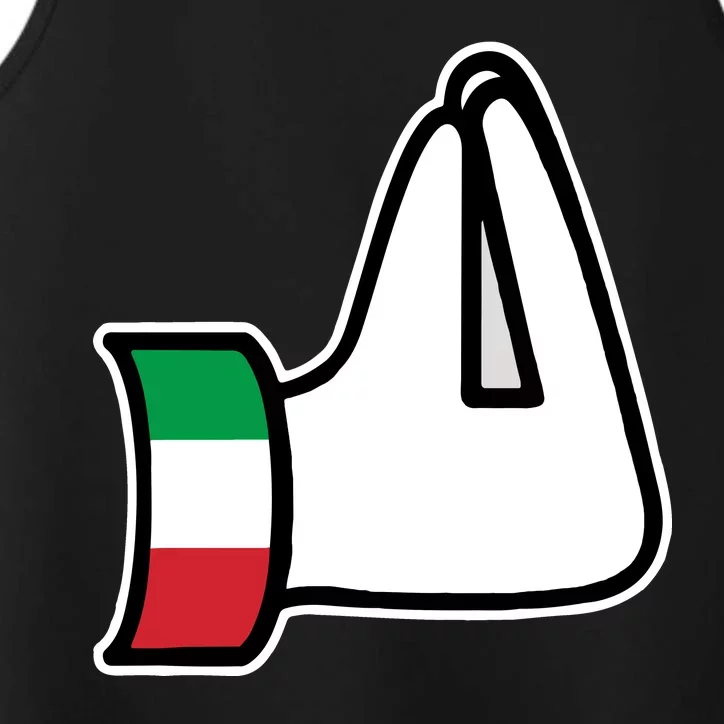 Italian Hand Gesture Funny Performance Tank