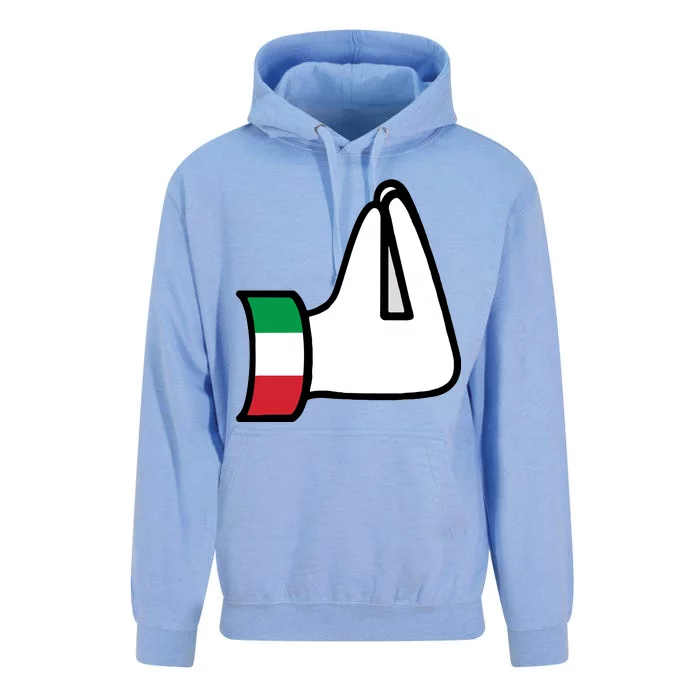 Italian Hand Gesture Funny Unisex Surf Hoodie