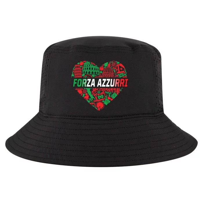 Italian Heart Forza Azzurri Cool Comfort Performance Bucket Hat