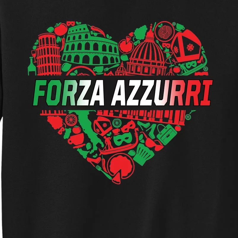 Italian Heart Forza Azzurri Tall Sweatshirt