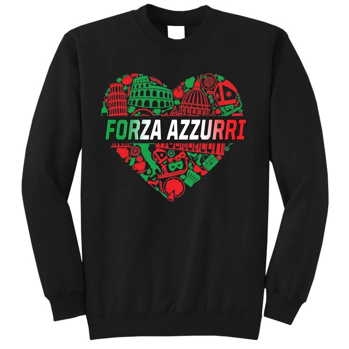 Italian Heart Forza Azzurri Tall Sweatshirt