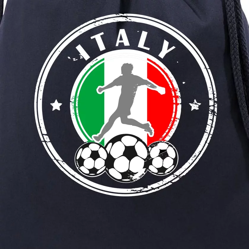 Italian Italia Soccer Italy Drawstring Bag