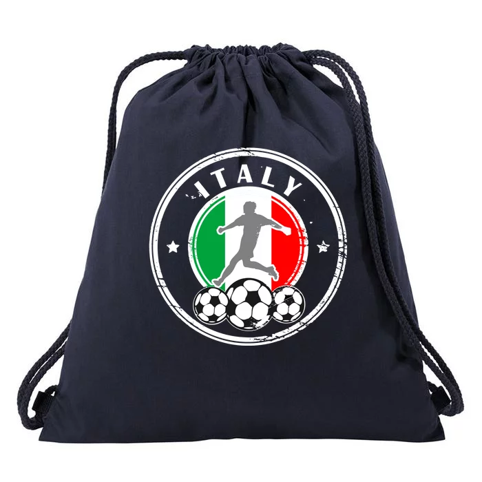 Italian Italia Soccer Italy Drawstring Bag