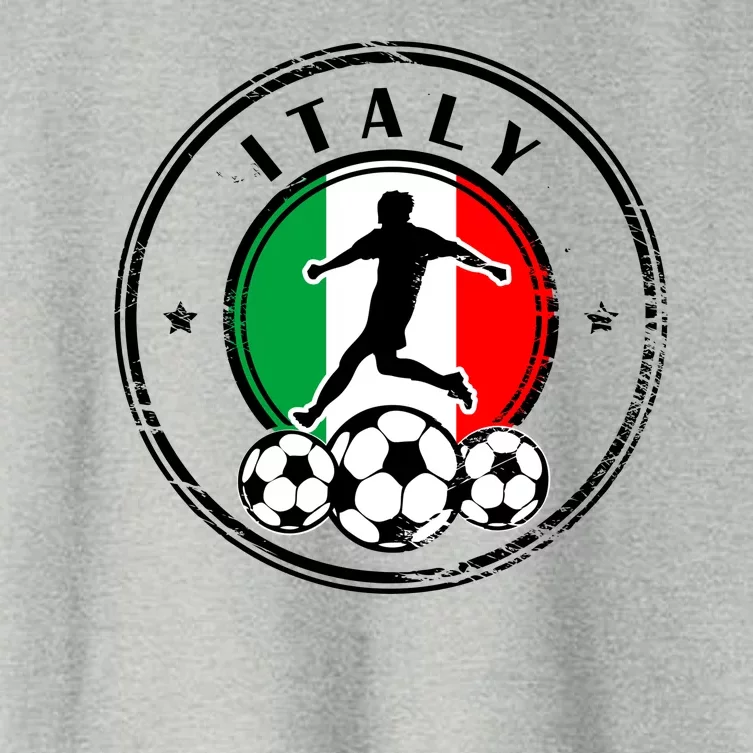 Italian Italia Soccer Italy Women's Crop Top Tee