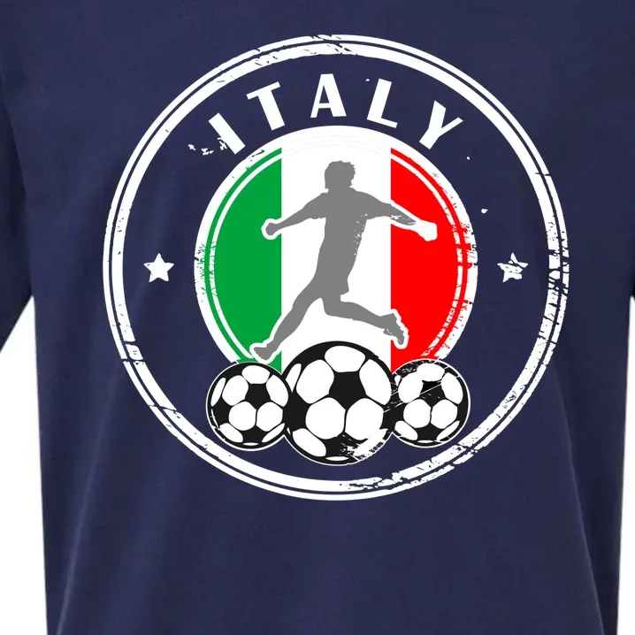 Italian Italia Soccer Italy Sueded Cloud Jersey T-Shirt