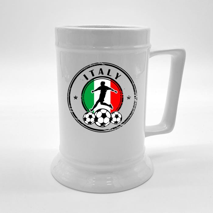 Italian Italia Soccer Italy Front & Back Beer Stein