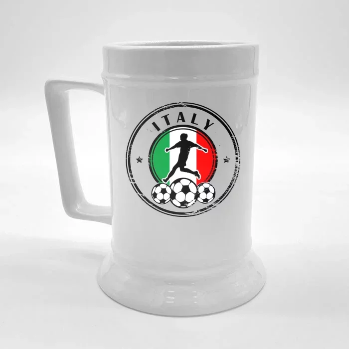 Italian Italia Soccer Italy Front & Back Beer Stein