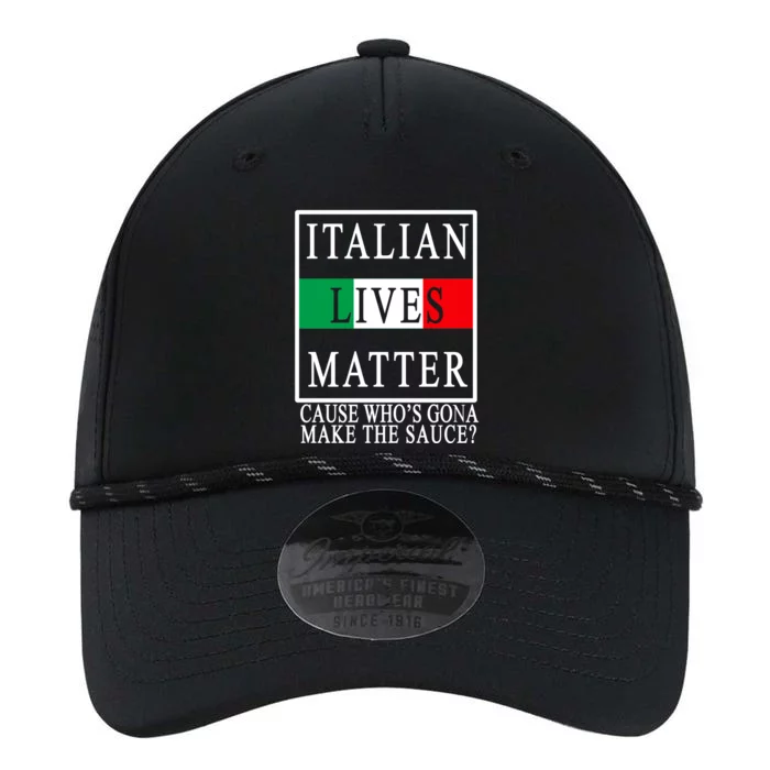 Italian Lives Matter Cause Who's Gona Make The Sauce Performance The Dyno Cap