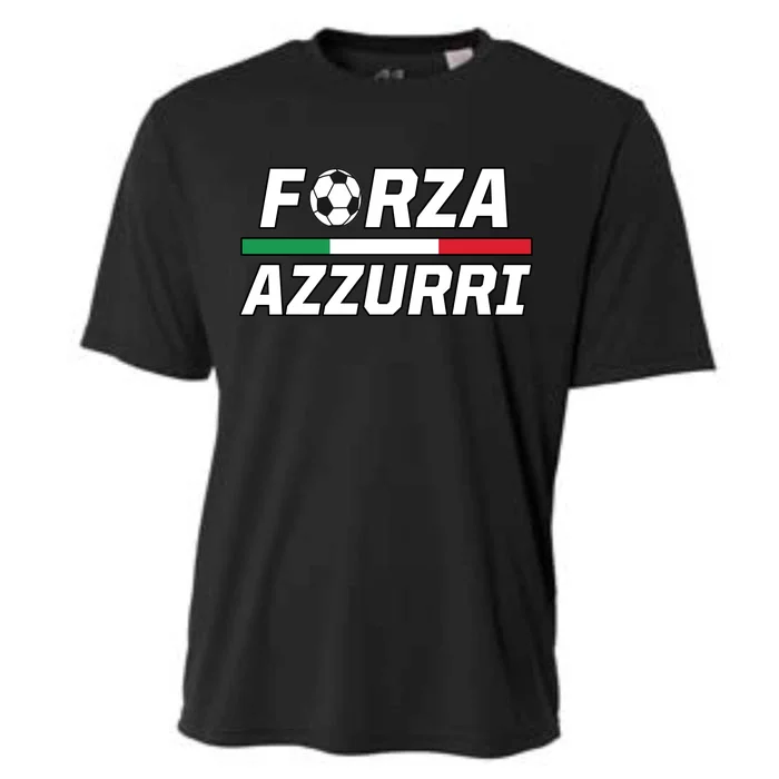 Italian Soccer Forza Azzurri Cooling Performance Crew T-Shirt