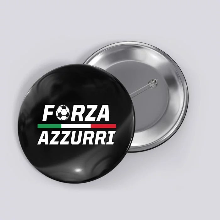 Italian Soccer Forza Azzurri Button