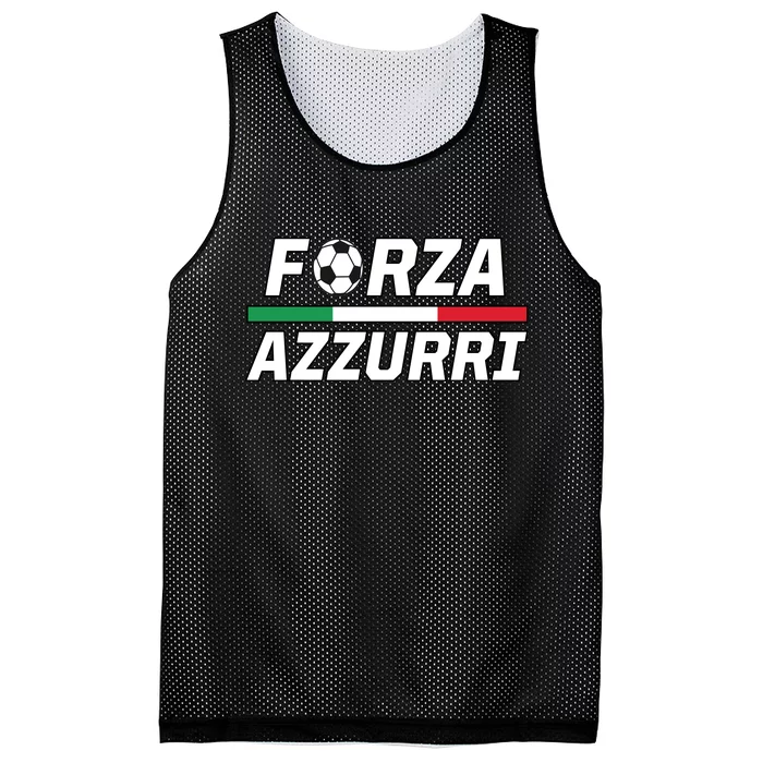 Italian Soccer Forza Azzurri Mesh Reversible Basketball Jersey Tank