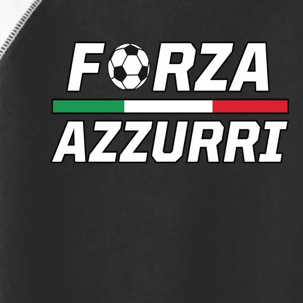 Italian Soccer Forza Azzurri Toddler Fine Jersey T-Shirt