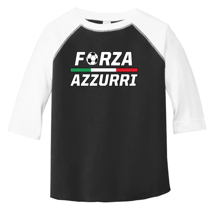 Italian Soccer Forza Azzurri Toddler Fine Jersey T-Shirt