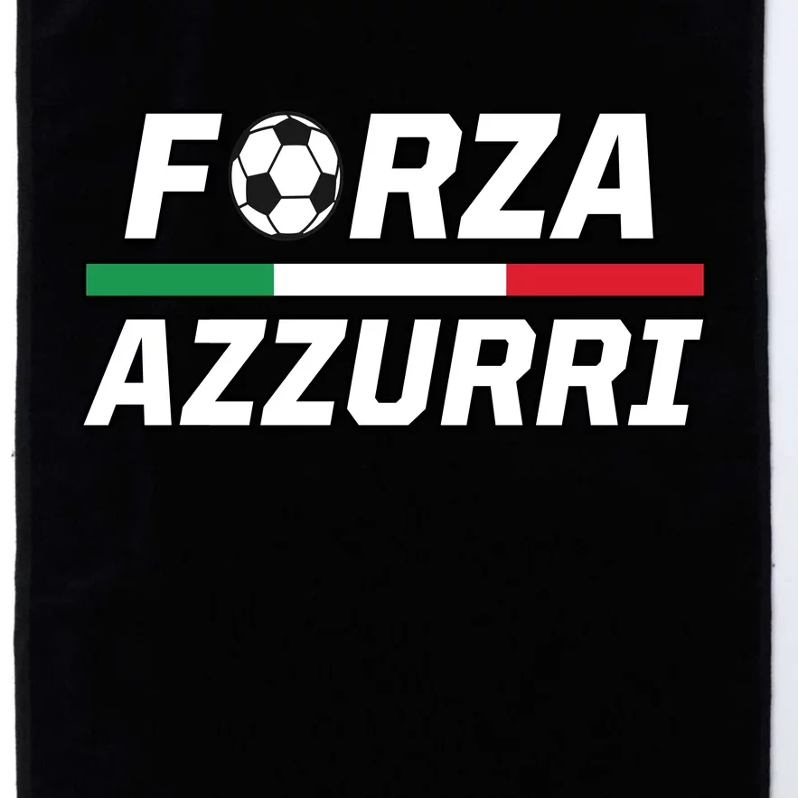 Italian Soccer Forza Azzurri Platinum Collection Golf Towel