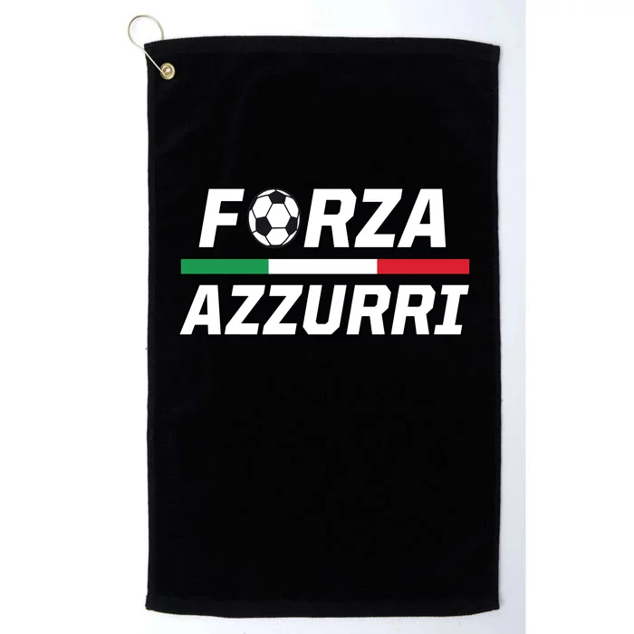 Italian Soccer Forza Azzurri Platinum Collection Golf Towel