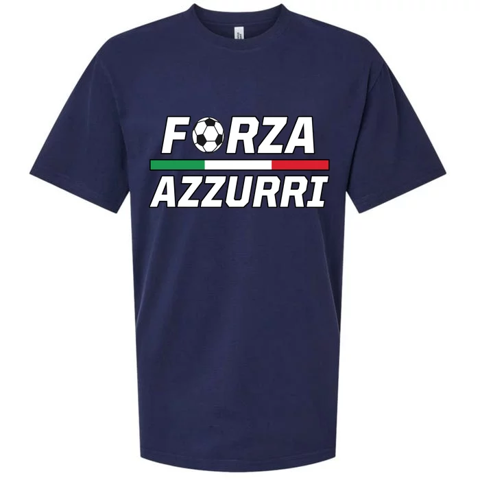 Italian Soccer Forza Azzurri Sueded Cloud Jersey T-Shirt