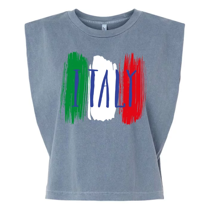 Italy Garment-Dyed Women's Muscle Tee