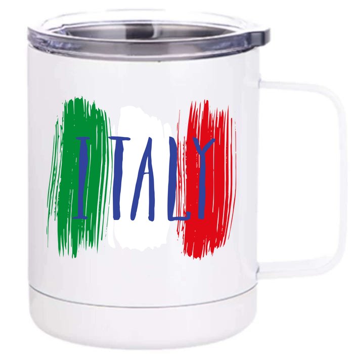 Italy Front & Back 12oz Stainless Steel Tumbler Cup