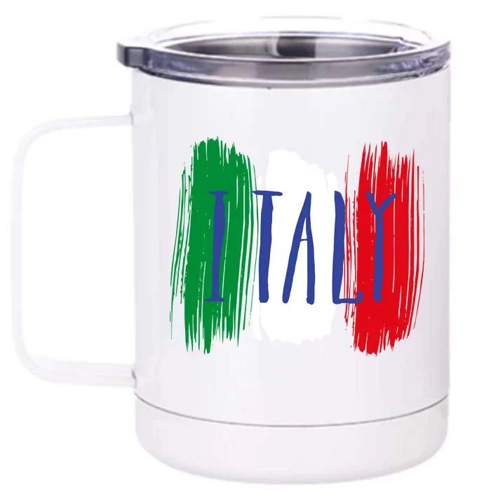 Italy Front & Back 12oz Stainless Steel Tumbler Cup