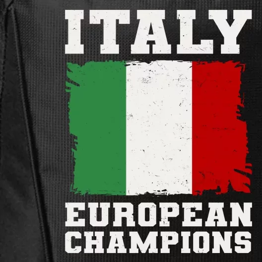 Italy Europeon Champions Distressed Flag City Backpack