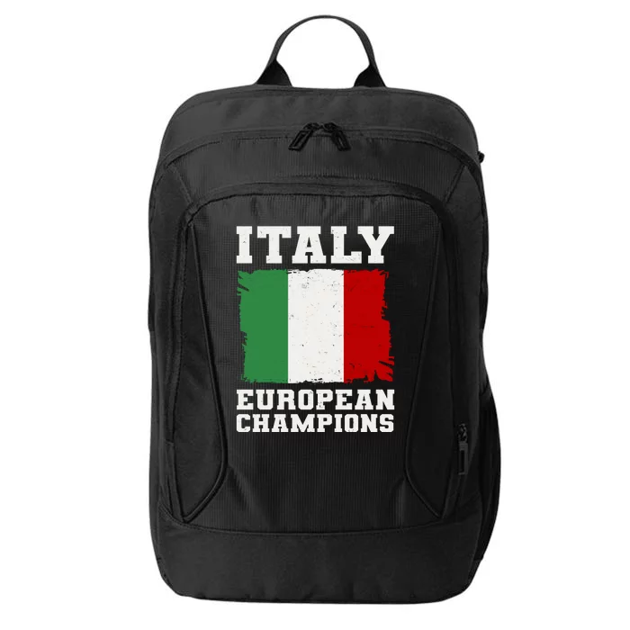 Italy Europeon Champions Distressed Flag City Backpack