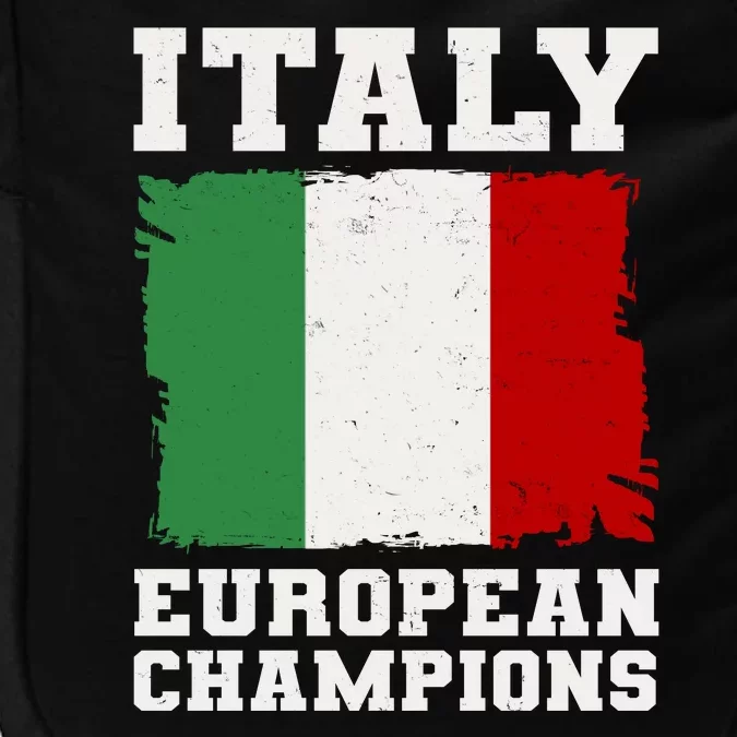 Italy Europeon Champions Distressed Flag Impact Tech Backpack