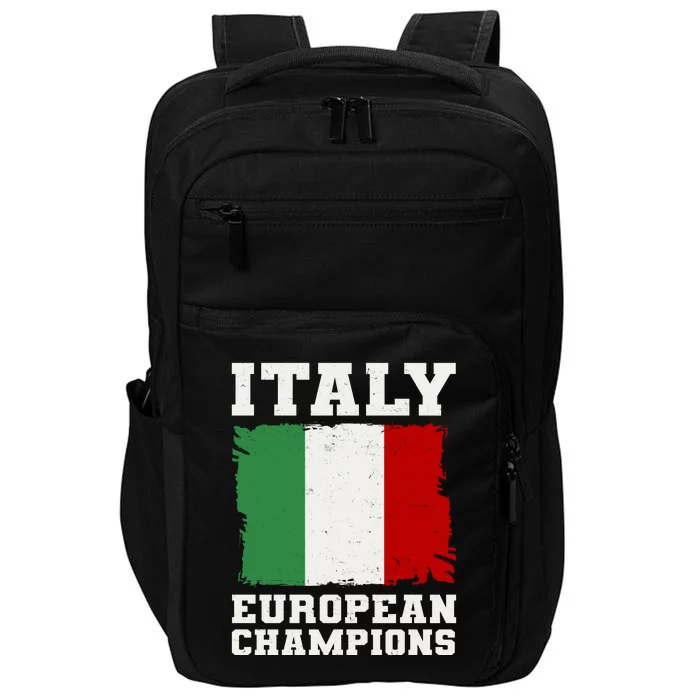 Italy Europeon Champions Distressed Flag Impact Tech Backpack