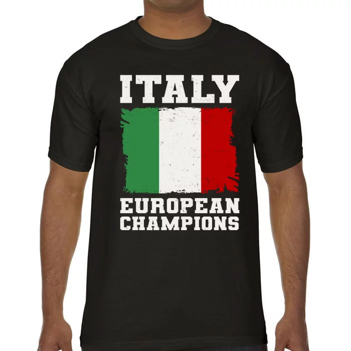 Italy Europeon Champions Distressed Flag Comfort Colors T-Shirt