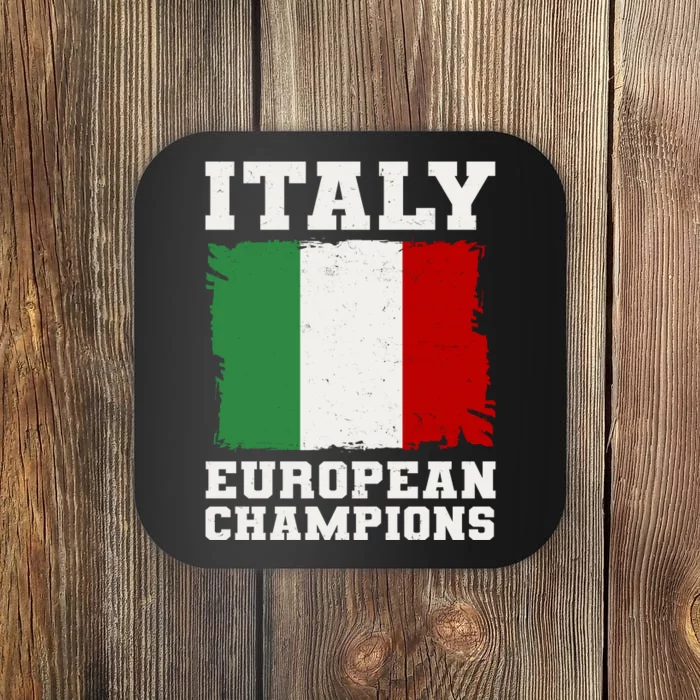 Italy Europeon Champions Distressed Flag Coaster