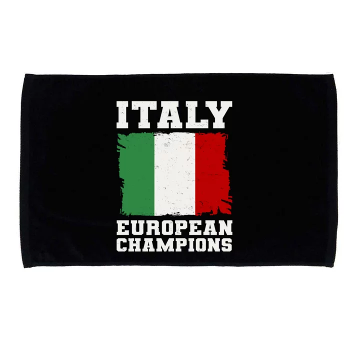 Italy Europeon Champions Distressed Flag Microfiber Hand Towel